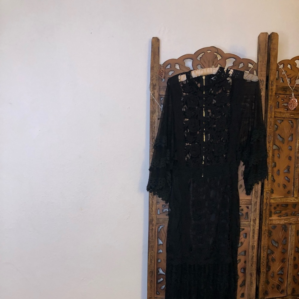 Long black dress used only once for photoshoot